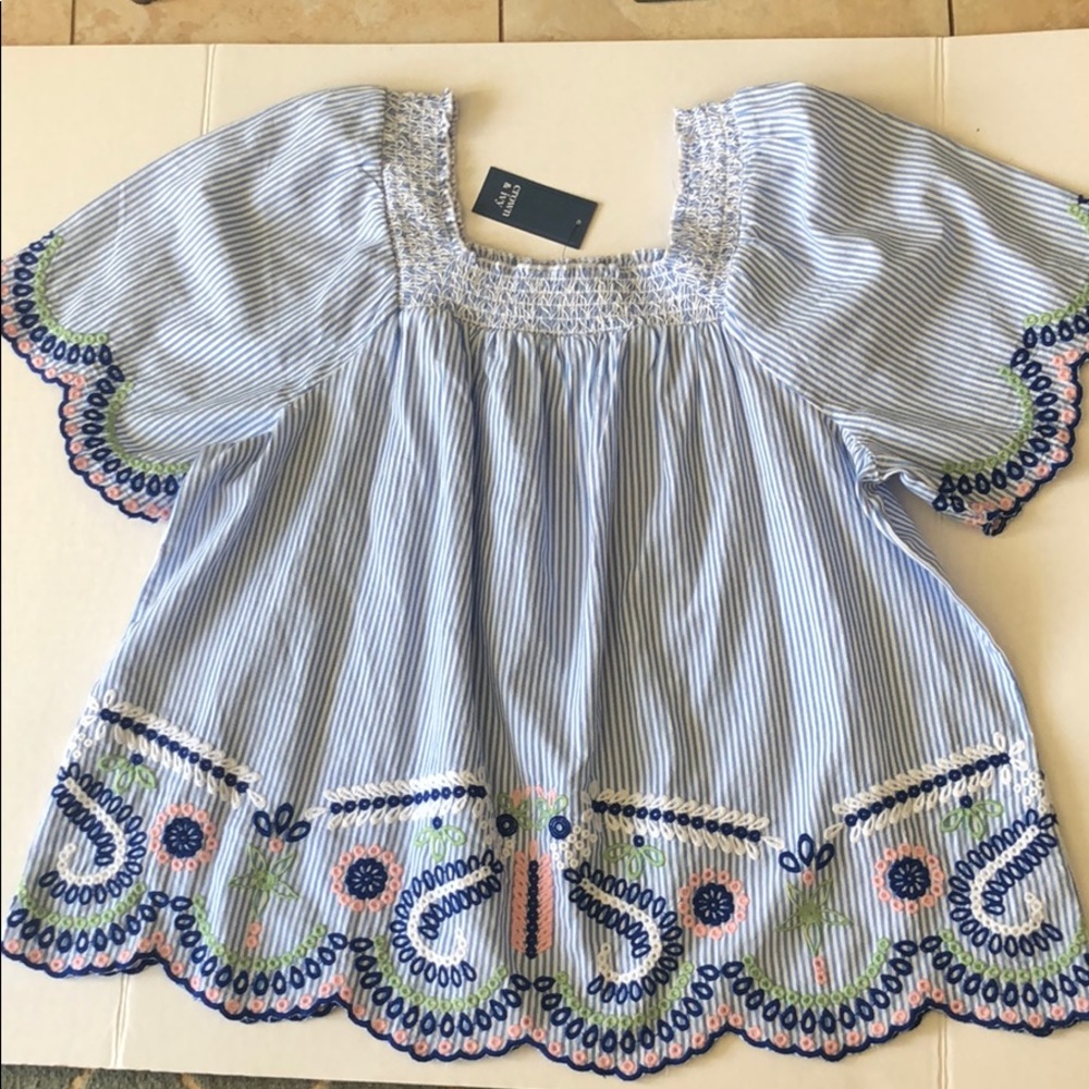 NWT Crown & Ivy Womens Petite XL Shirt